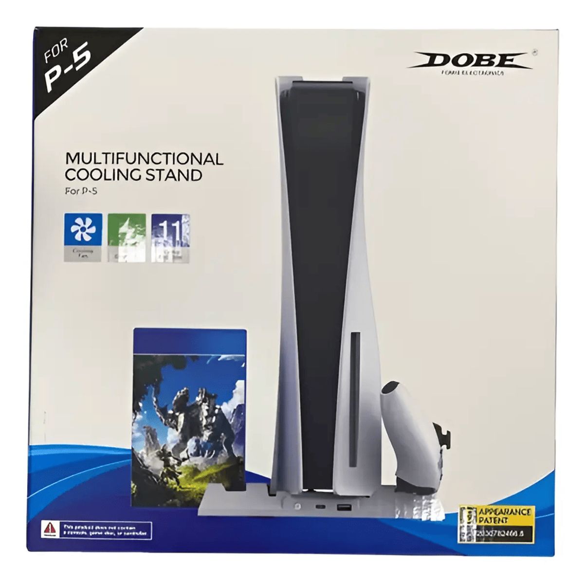 GENERICO - Base Con Ventiladores Para Ps5 Disc digital Soporte Gamer