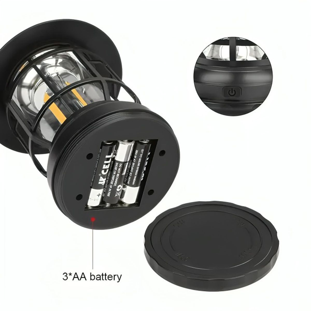 OEM - Lampara Camping Retro Impermeable Outdoor Baterias