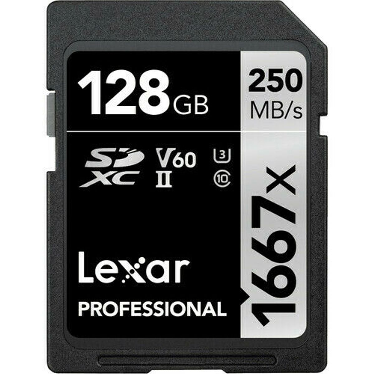 LEXAR - Memoria Sd Lexar Silver Series 1667x 128gb Uhs-ii U3 V60 4k