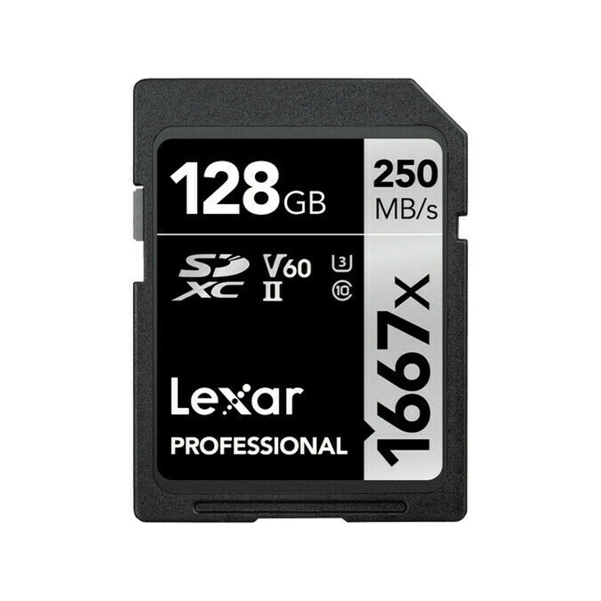 LEXAR - Memoria Sd Lexar Silver Series 1667x 128gb Uhs-ii U3 V60 4k