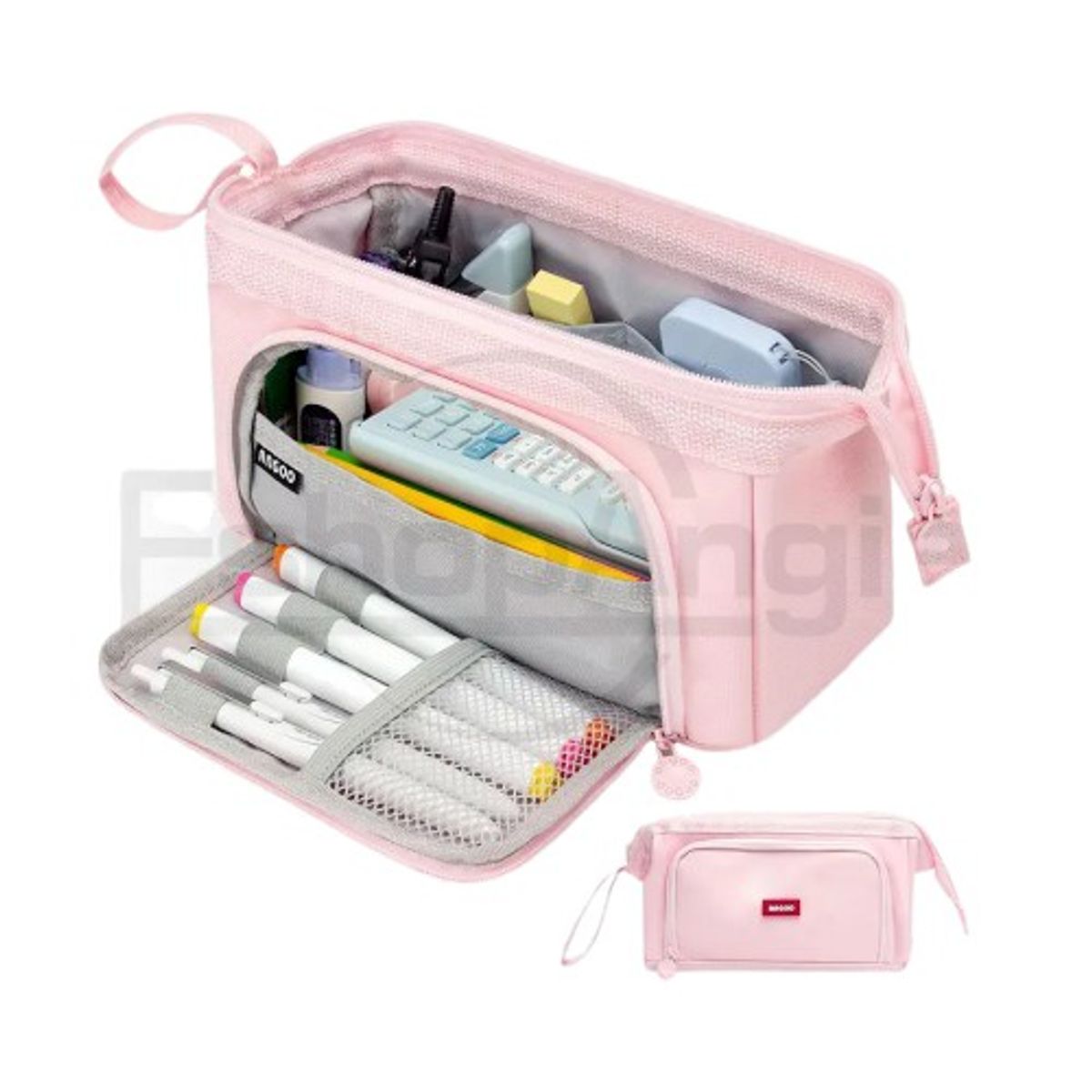 OEM - Estuche Para Lápices Gran Capacidad Doble Capa Organizador