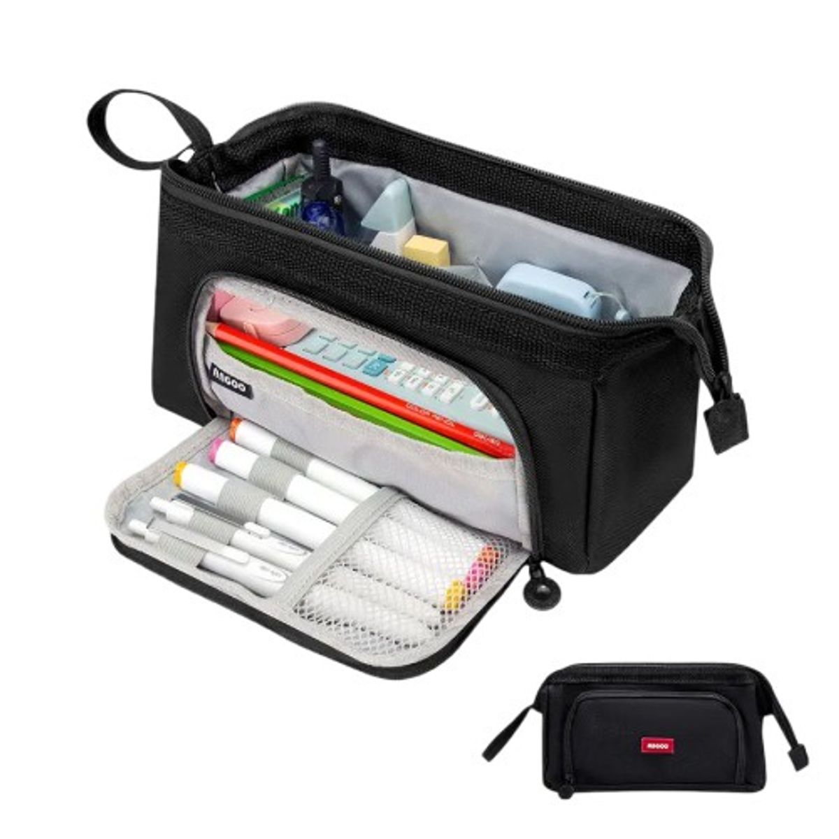 OEM - Estuche Para Lápices Gran Capacidad Doble Capa Organizador