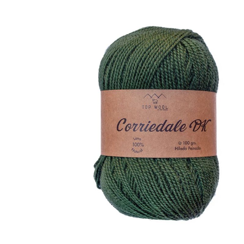 GENERICO - Lana TopWool Corriedale DK- Verde Botella