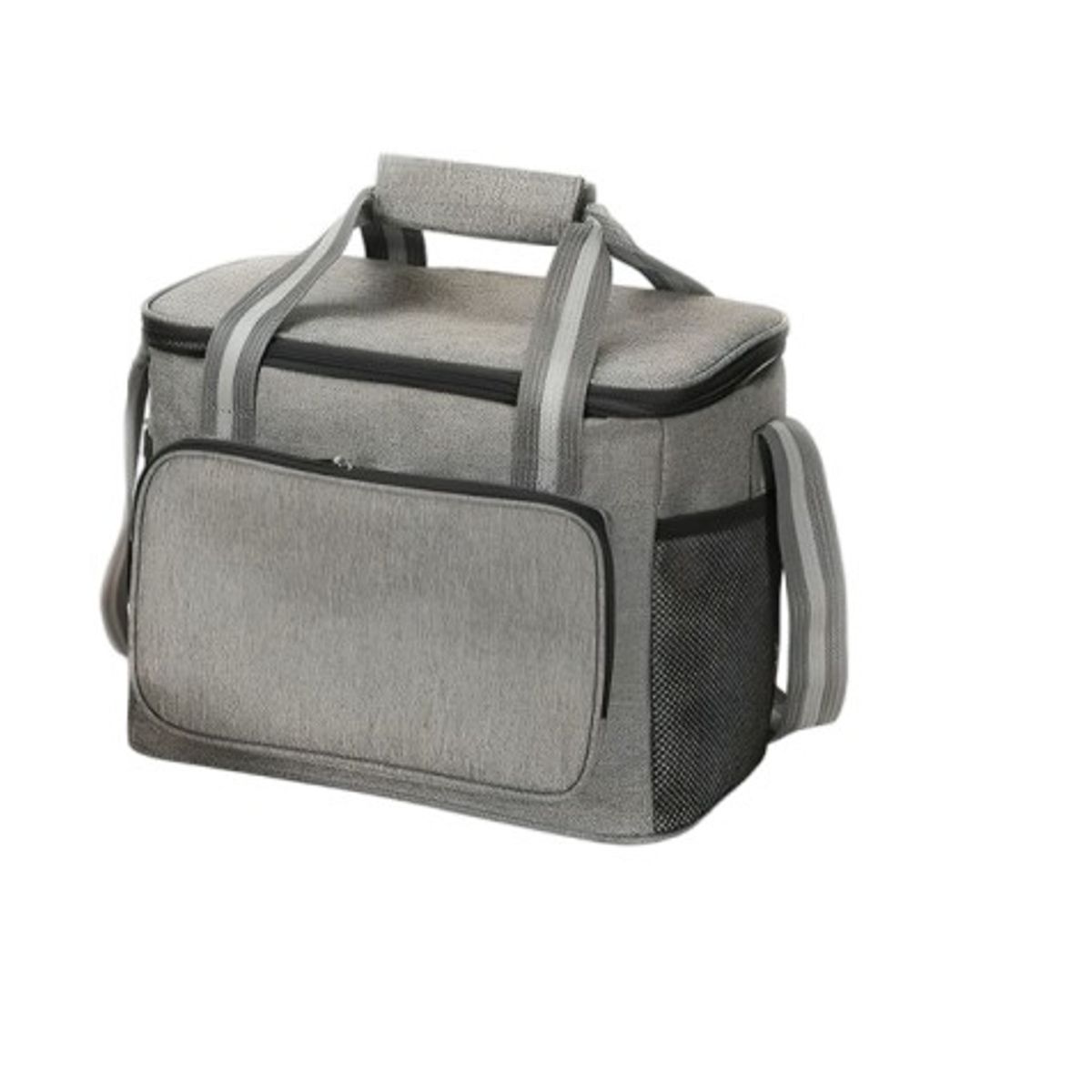 OEM - Lonchera Bolsa Térmica De Almuerzo Portátil Gran Capacidad Gris