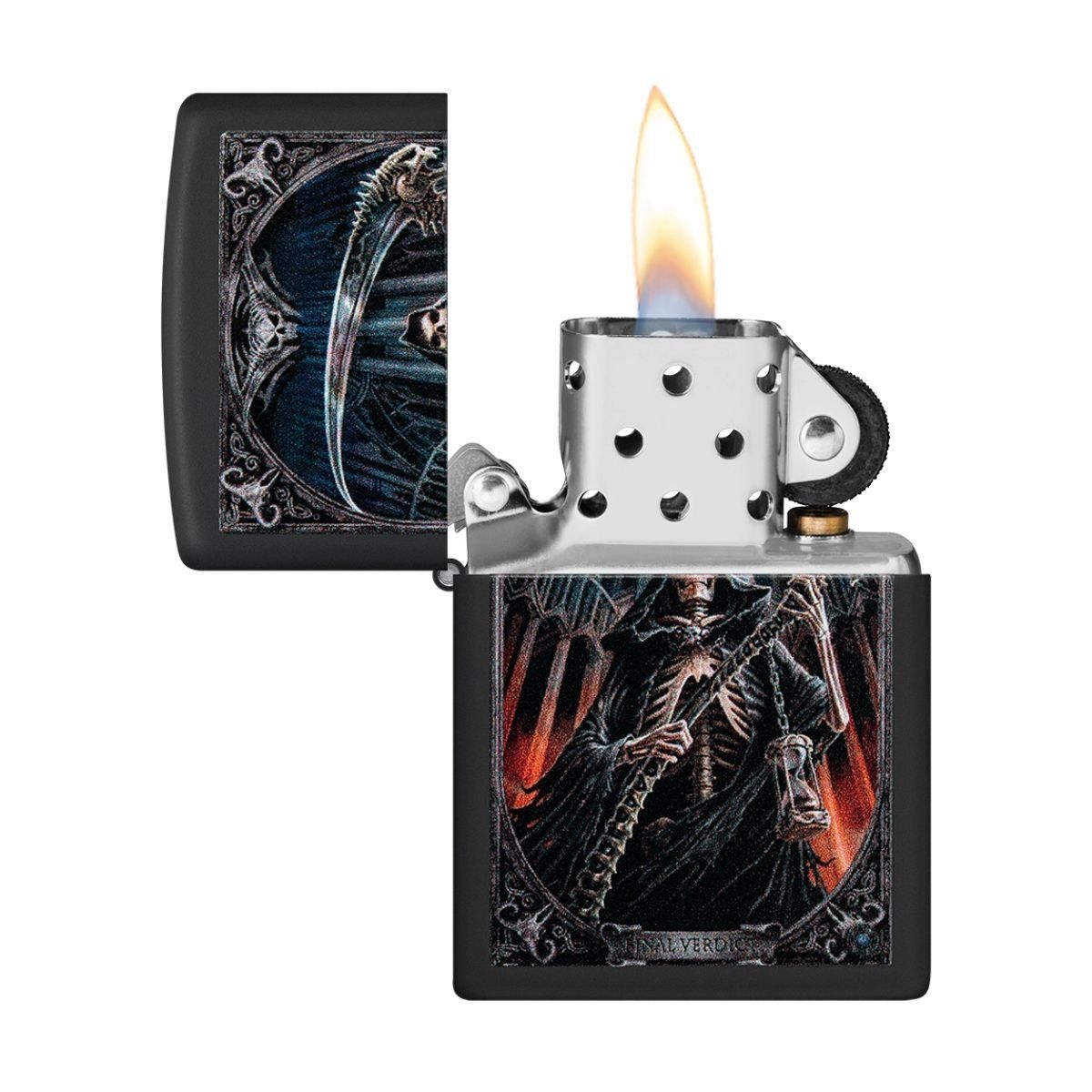 ZIPPO - Encendedor Zippo Anne Stokes Death Design Negro ZP46164