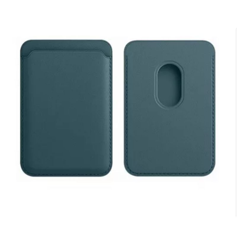 GENERICO - 2pcs Tarjetero Cartera Piel Pu Compatible Con iPhone