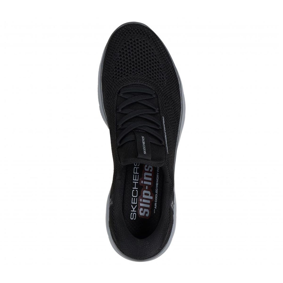 SKECHERS - Zapatilla Hombre Summits Perfo Negro Skechers