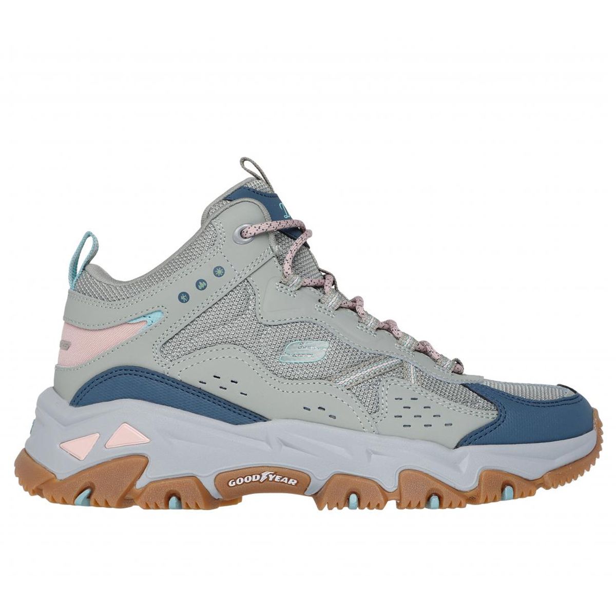 SKECHERS - Zapatilla Mujer DLites Hiker Verde Skechers