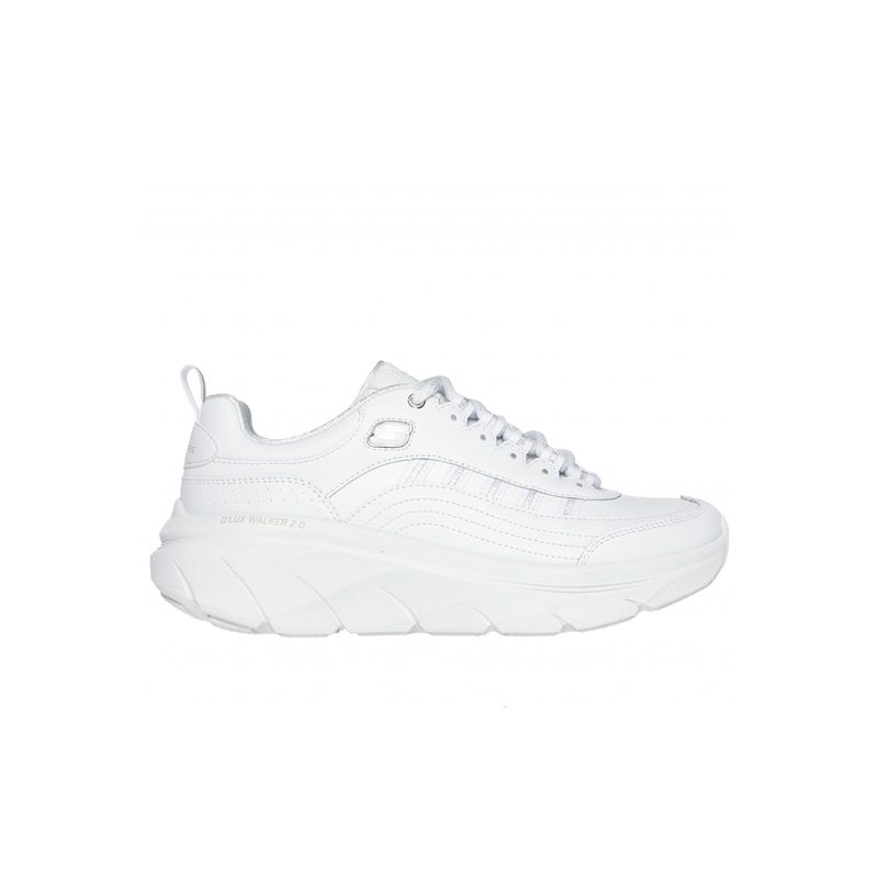 SKECHERS - Zapatilla Mujer DLux Walker 20Golden Step Blanco Skechers