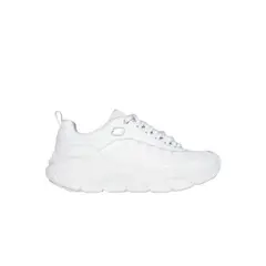 SKECHERS - Zapatilla Mujer DLux Walker 20Golden Step Blanco