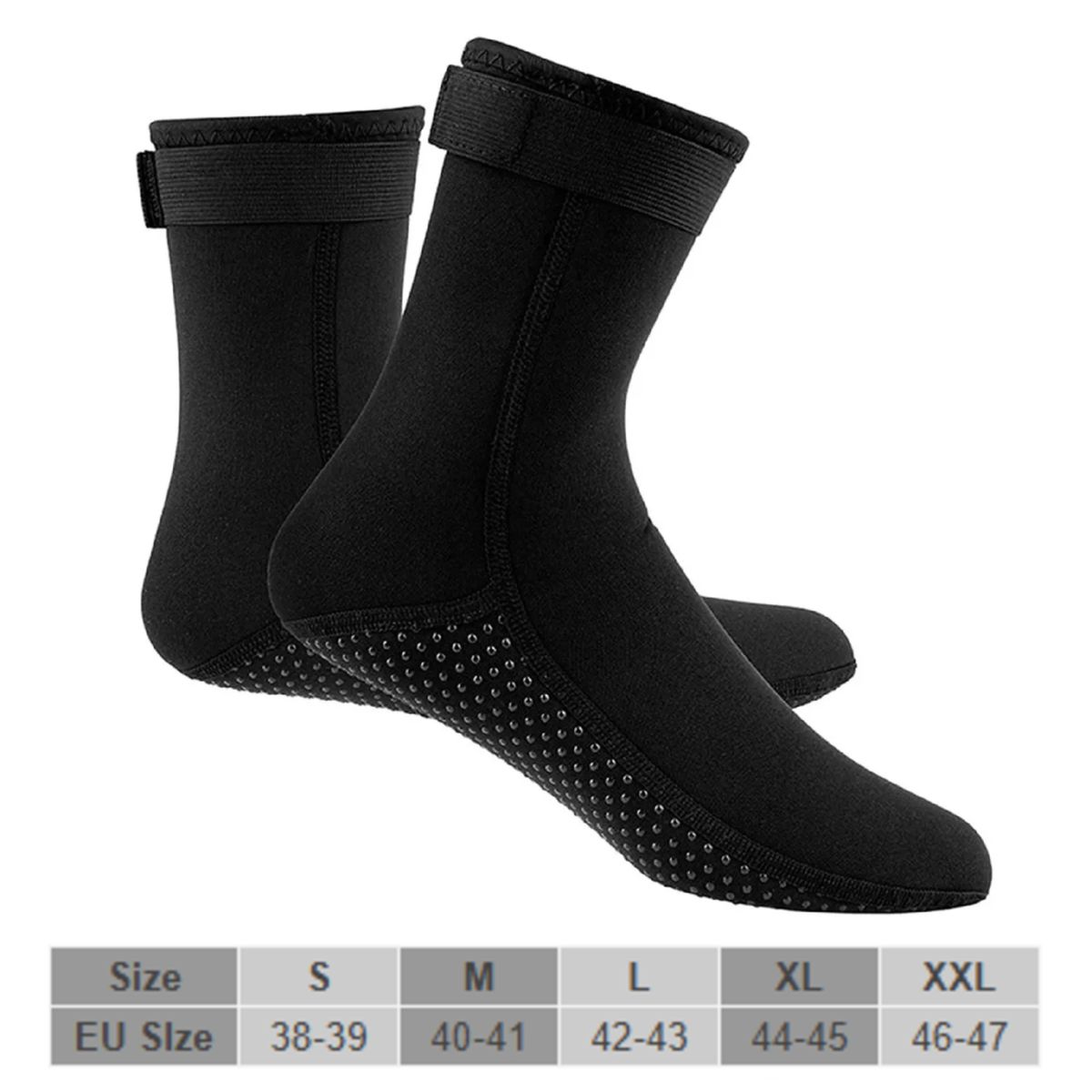 GENERICO - Calcetines Buceo Botas Agua Zapato Playa Neopreno 5mm - XL