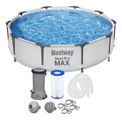 BESTWAY - Piscina Estructural 305 x 76 CM con Bomba 4678 L