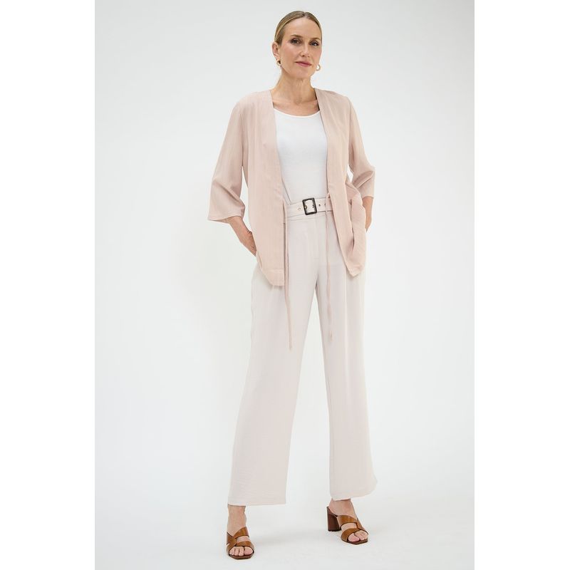 MA GRIFFE - Tapado Beige Mujer Magriffe