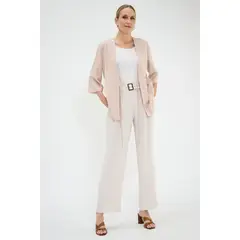 MA GRIFFE - Kimono Textura Beige Magriffe