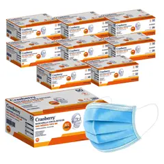 CRANBERRY - Mascarillas 3P Uso Médico Azul Pack 10 Cajas