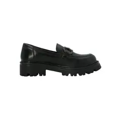 HUSH PUPPIES - Mocasín Escolar Cuero Negra Niña Wilma
