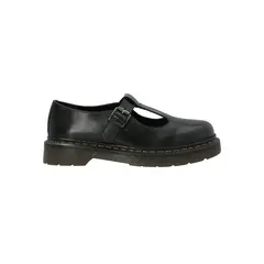 HUSH PUPPIES - Guillermina Escolar Cuero Negra Niña Sukie