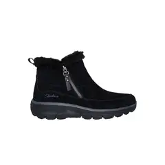 SKECHERS - Botines Mujer Easy Going Cool Zip Negro