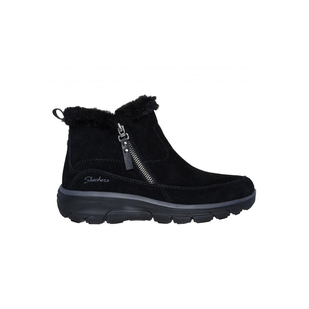 SKECHERS - Botines Mujer Easy Going Cool Zip Negro Skechers