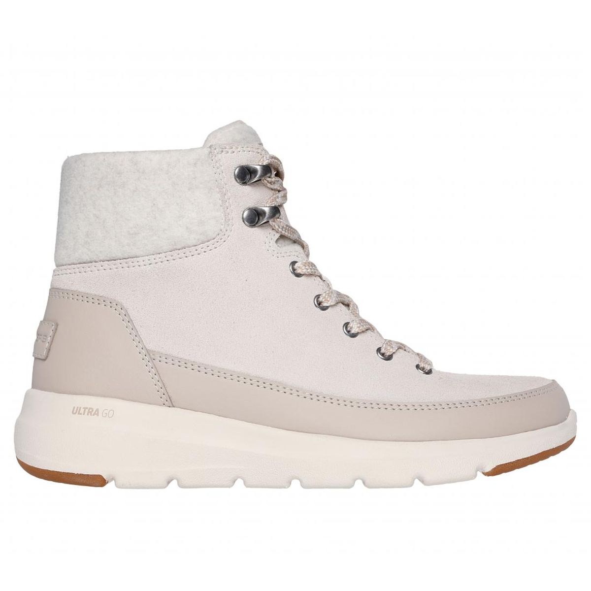 SKECHERS - Bototos Mujer Glacial Ultra Beige Skechers