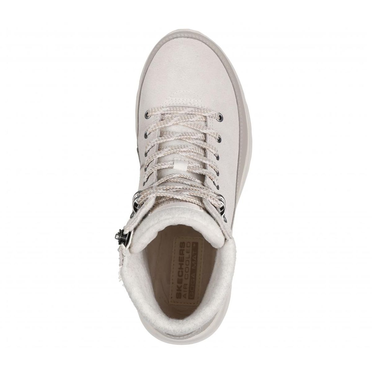 SKECHERS - Bototos Mujer Glacial Ultra Beige Skechers