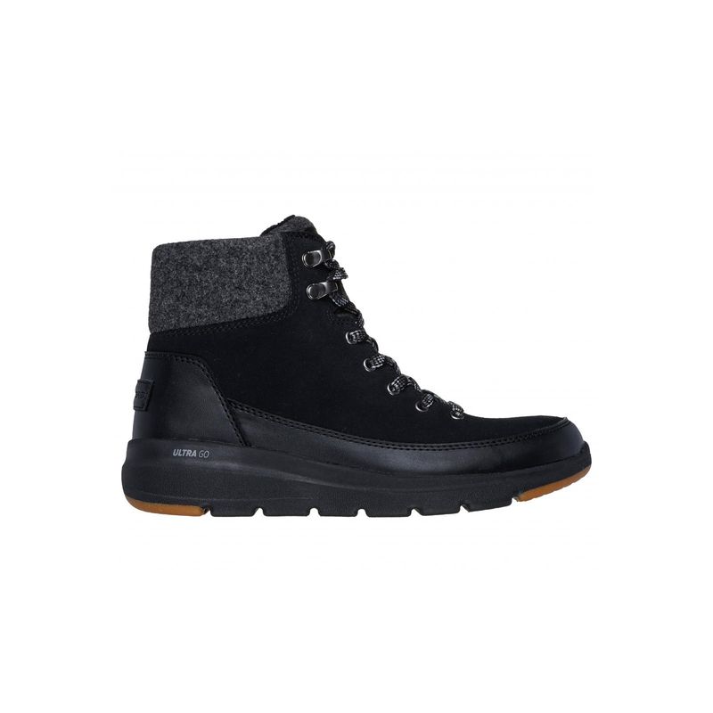 SKECHERS - Bototos Mujer Glacial Ultra Negro Skechers