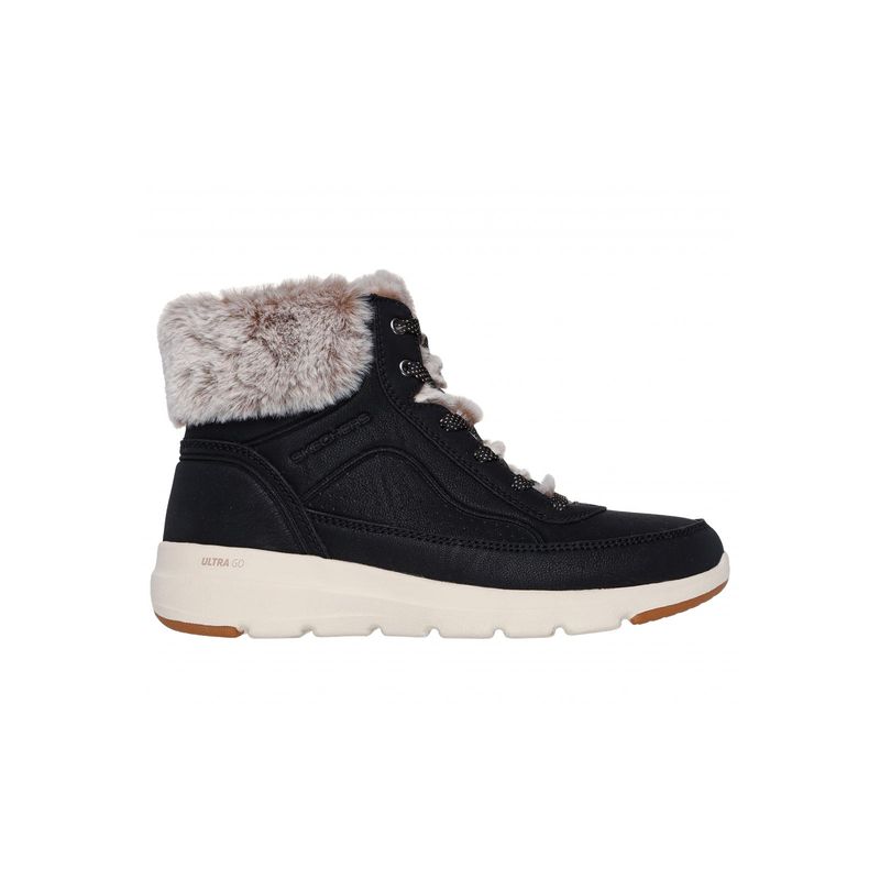 SKECHERS - Bototos Mujer Glacial Ultra Mountain Muse Negro Skechers