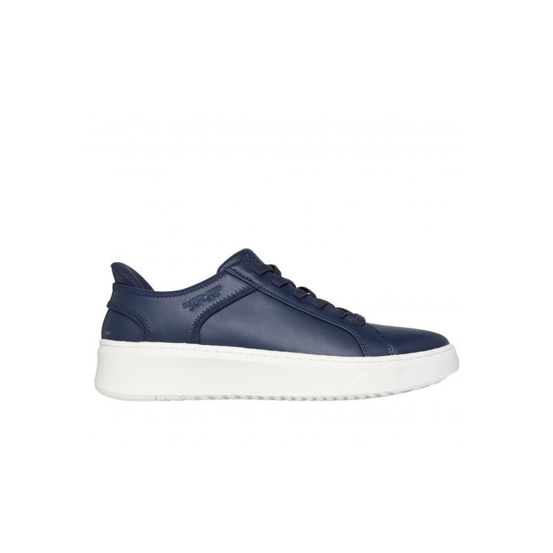 SKECHERS - Zapatilla Hombre Court Break Double Vented Azul Skechers