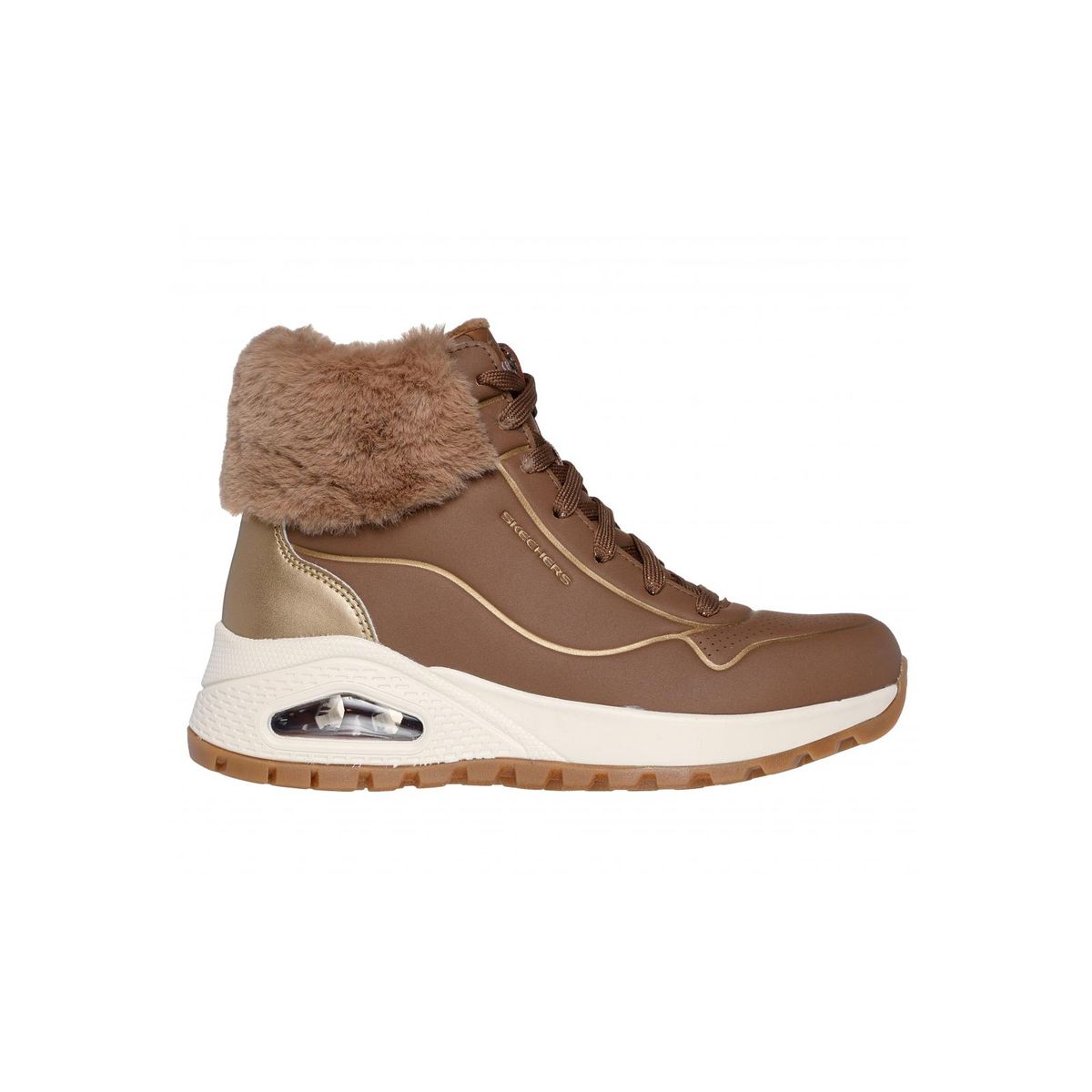 SKECHERS - Bototos Mujer Uno Rugged Fall Shimmer Beige Skechers