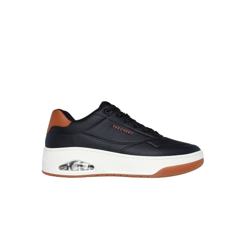SKECHERS - Zapatilla Hombre Uno Court Negro Skechers