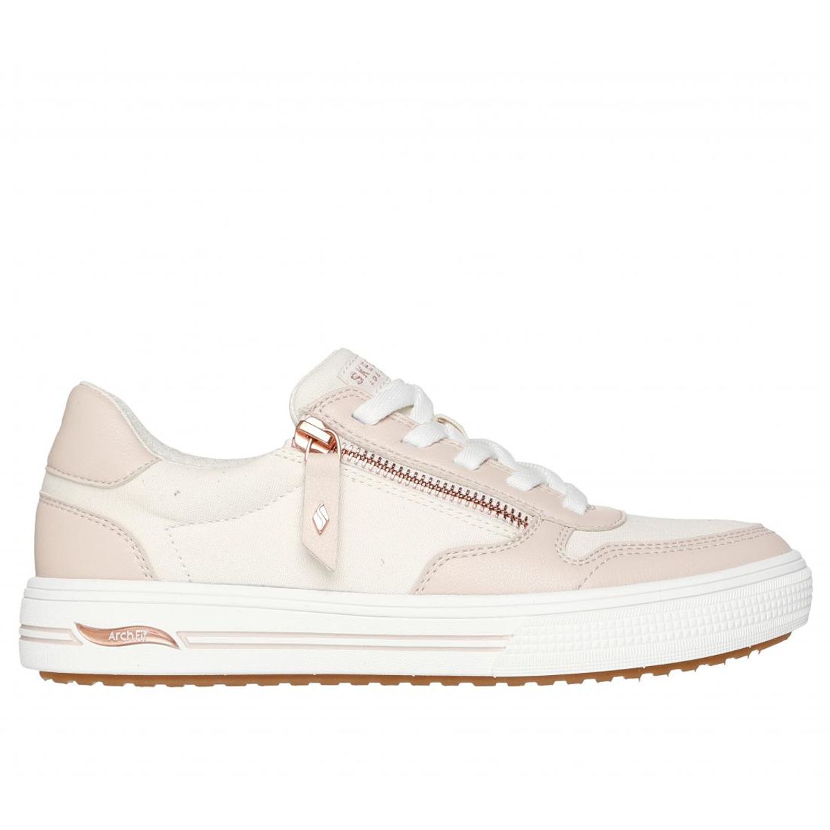 SKECHERS - Zapatilla Mujer Arch Fit Arcade Beige Skechers