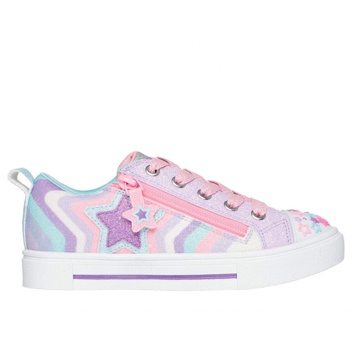 SKECHERS - Zapatilla Niña Twinkle Sparks Cosmic Burst Morado Skechers