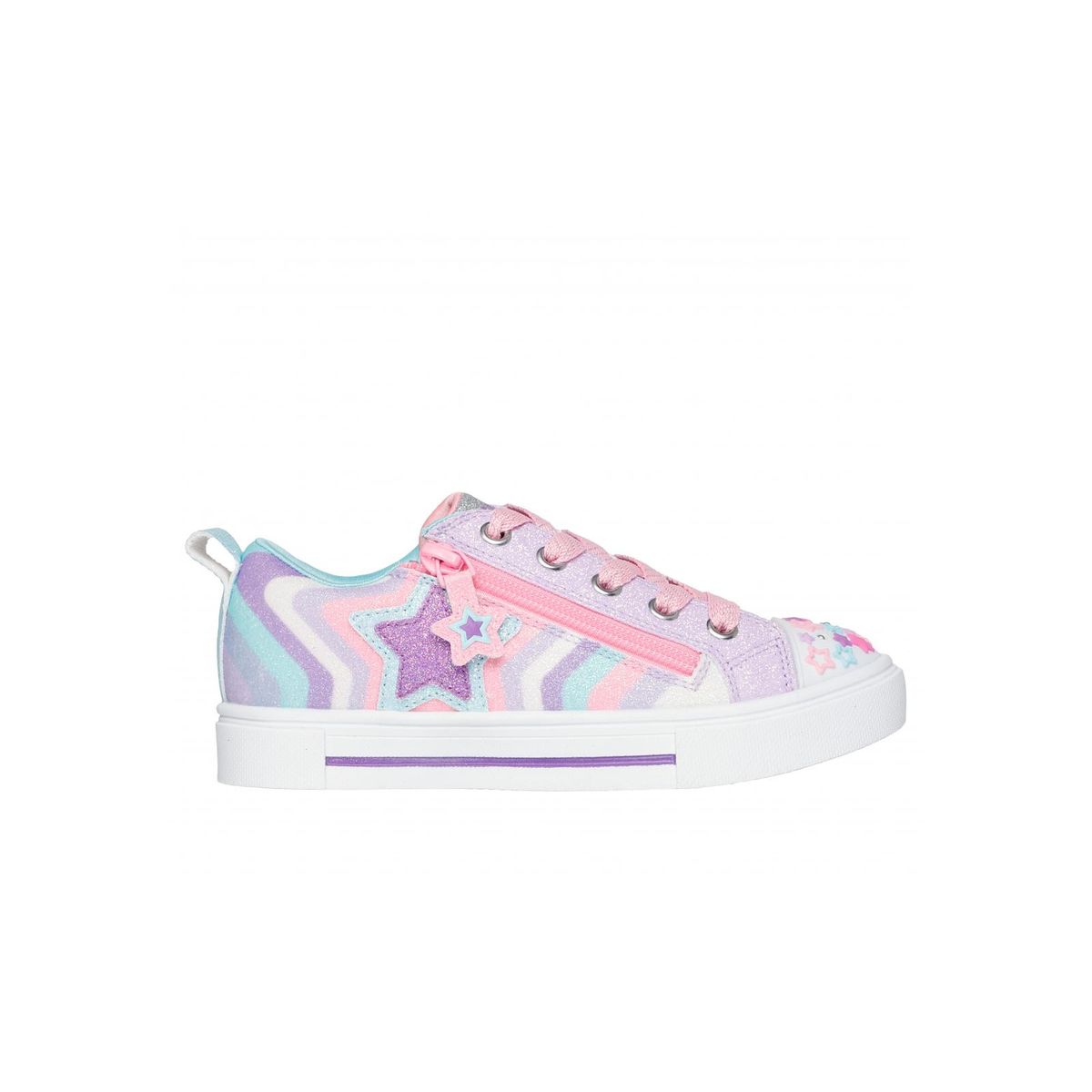SKECHERS - Zapatilla Niña Twinkle Sparks Cosmic Burst Morado Skechers
