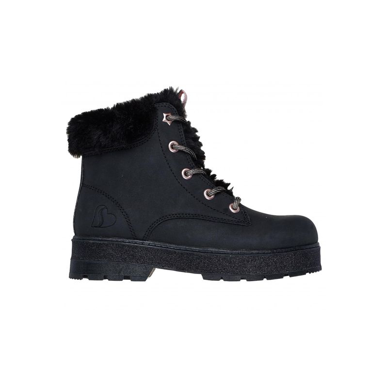 SKECHERS - Zapatilla Niña Street Glitz Negro Skechers.