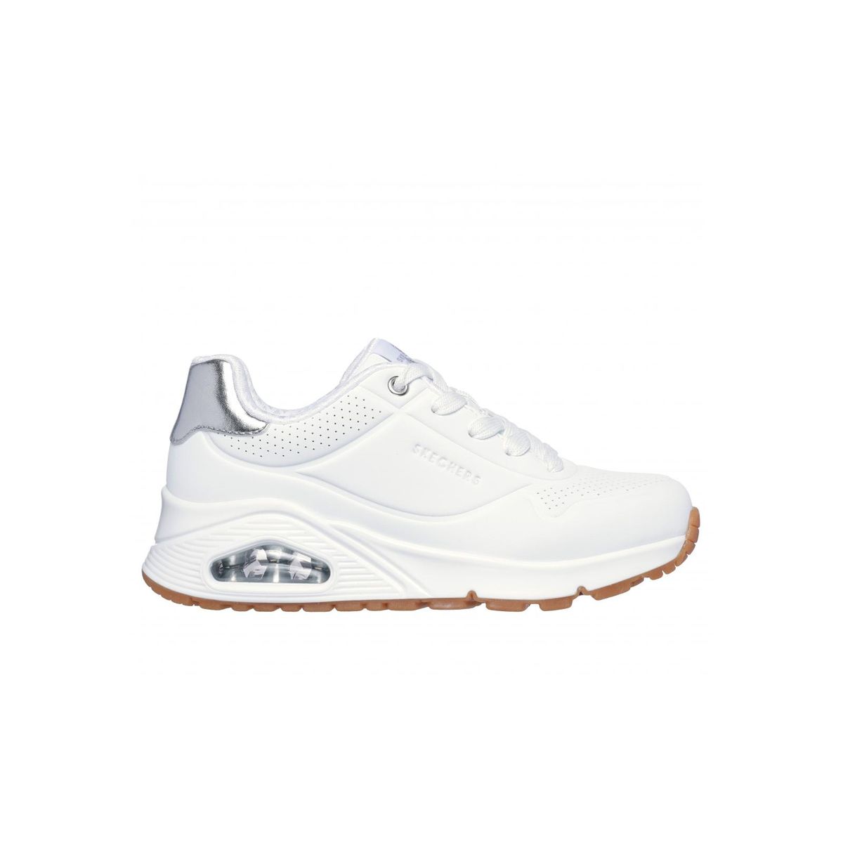 SKECHERS - Zapatilla Niña Uno Gen1 Shimmer Away Blanco Skechers