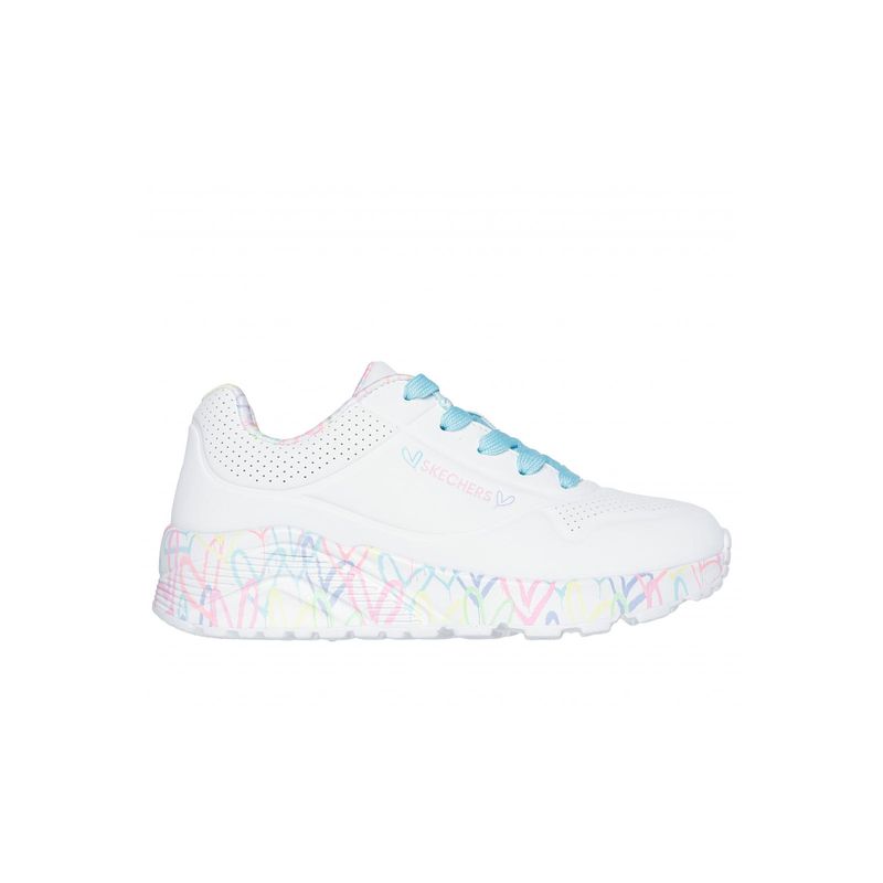 SKECHERS - Zapatilla Niña Uno Lite Lovey Luv Blanca Skechers