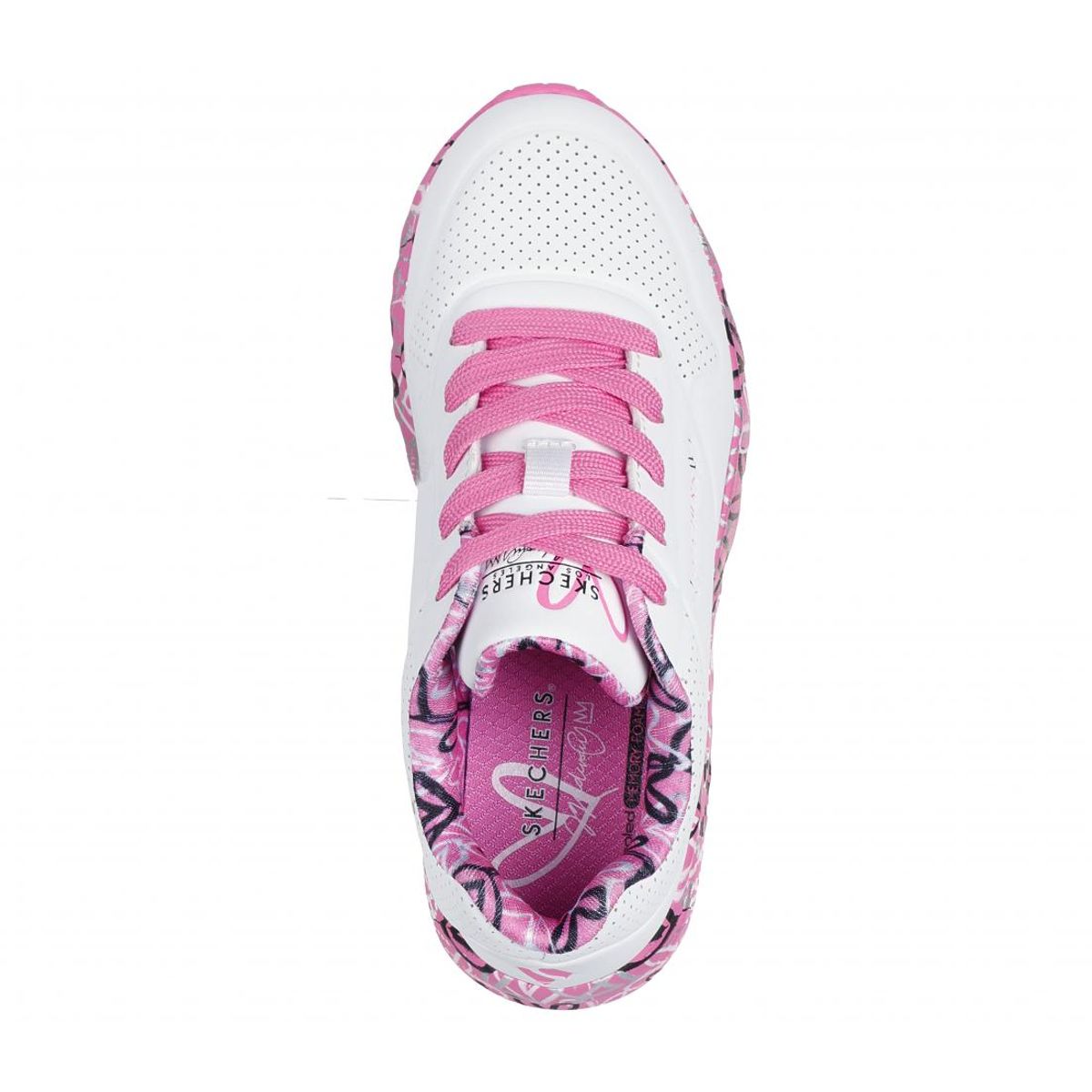 SKECHERS - Zapatilla Niña Uno Lite Lovey Luv Blanco Skechers