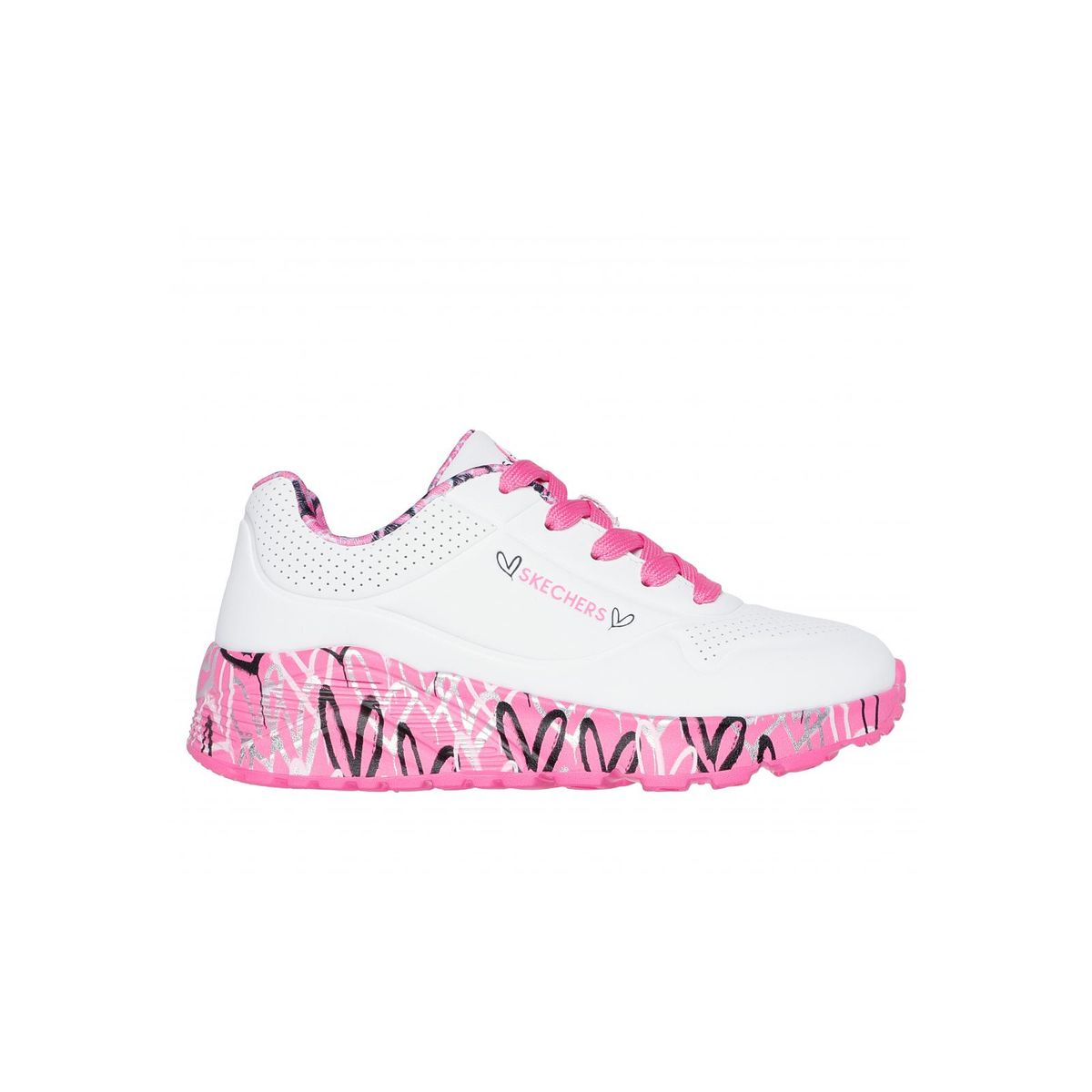 SKECHERS - Zapatilla Niña Uno Lite Lovey Luv Blanco Skechers