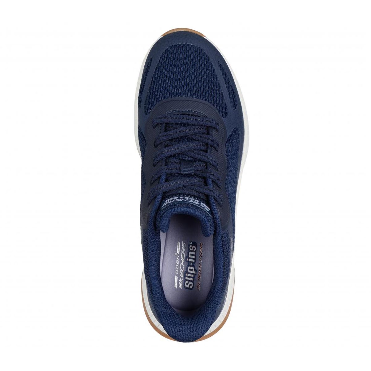 SKECHERS - Zapatilla Mujer Bobs Squad 4 Azul Skechers