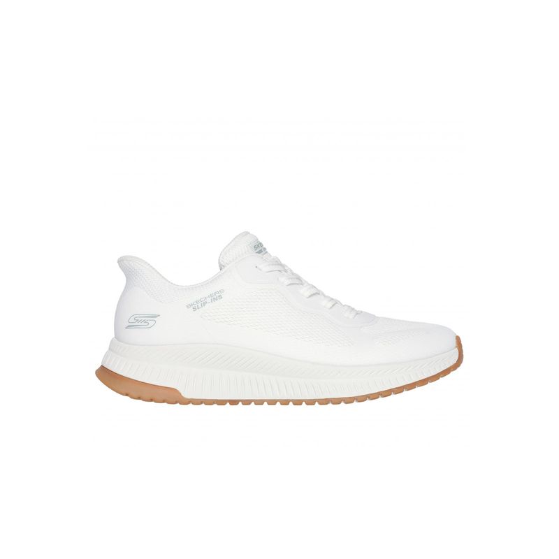SKECHERS - Zapatilla Mujer Bobs Squad 4 Blanco Skechers