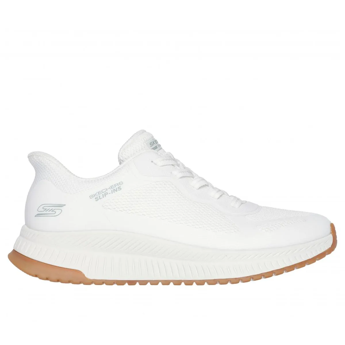 SKECHERS - Zapatilla Mujer Bobs Squad 4 Blanco Skechers