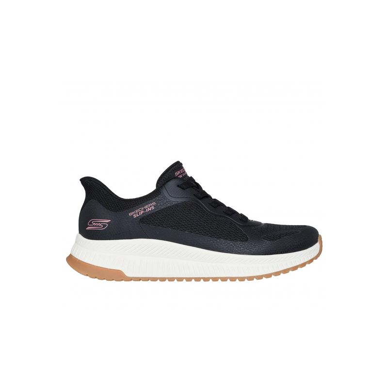 SKECHERS - Zapatilla Mujer Bobs Squad 4 Negro Skechers