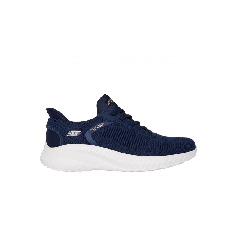 SKECHERS - Zapatilla Mujer Bobs Squad Chaos Current Mu Azul Skechers