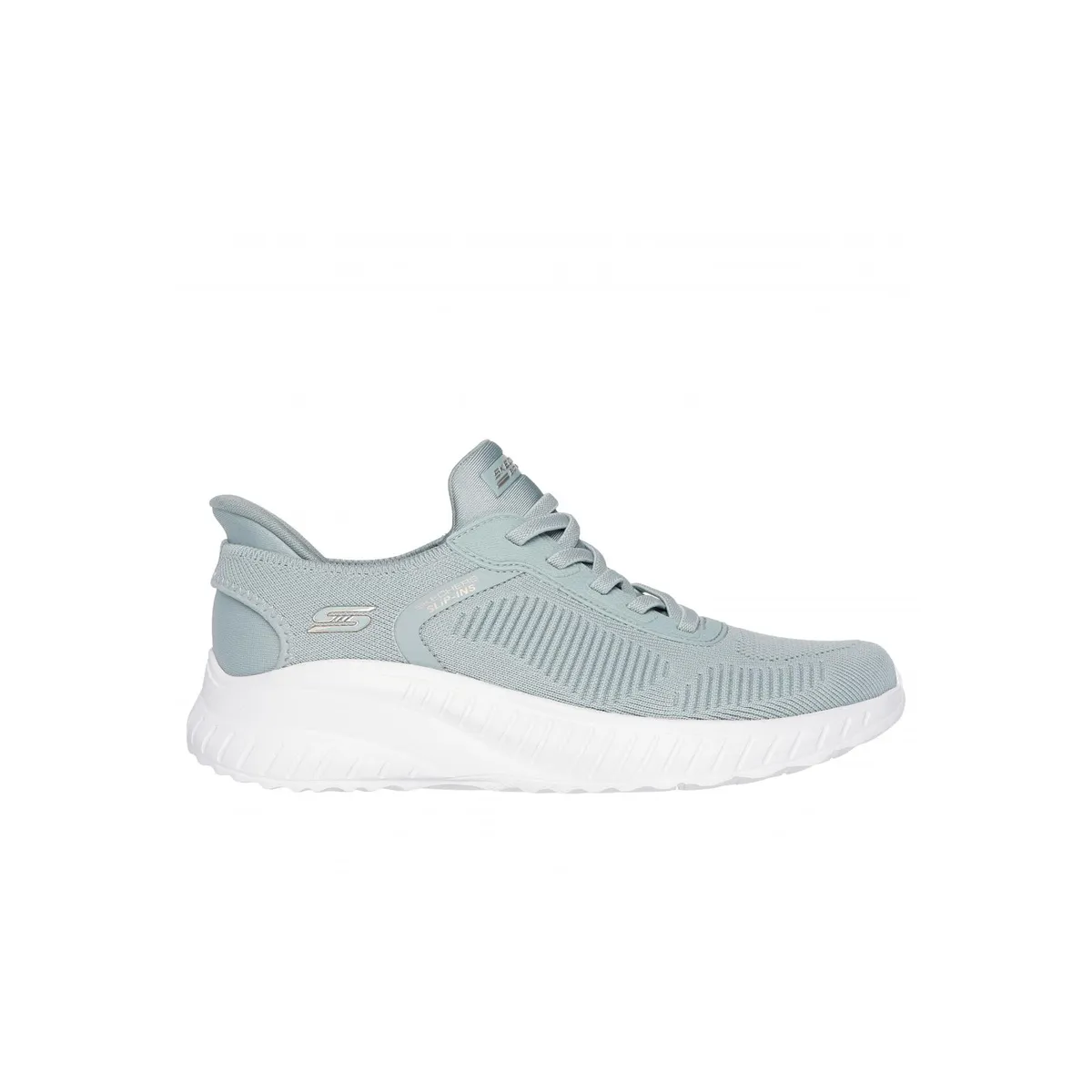 SKECHERS - Zapatilla Mujer Bobs Squad Chaos Current Mu Celeste Skechers