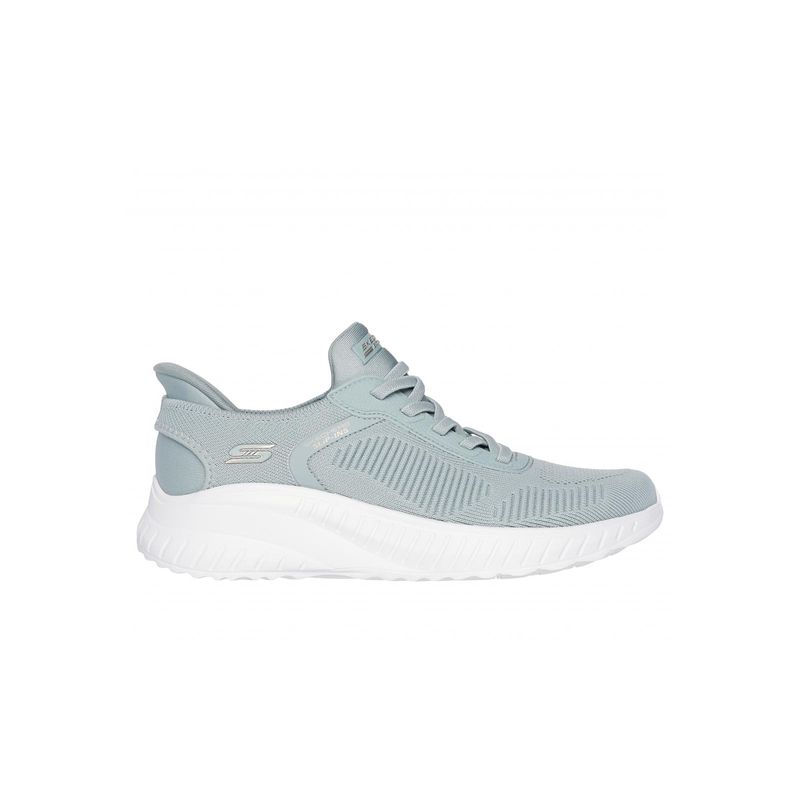 SKECHERS - Zapatilla Mujer Bobs Squad Chaos Current Mu Celeste Skechers