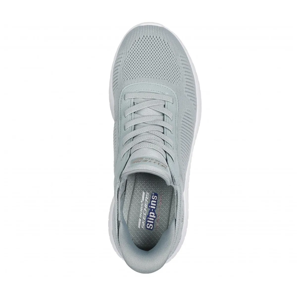 SKECHERS - Zapatilla Mujer Bobs Squad Chaos Current Mu Celeste Skechers