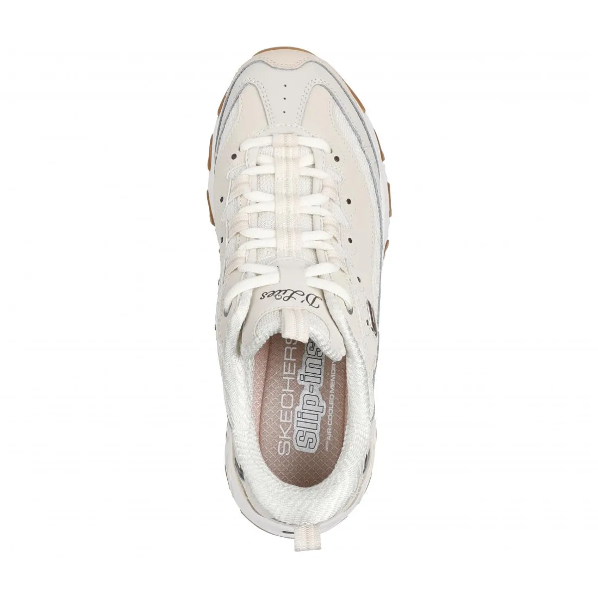 SKECHERS - Zapatilla Mujer DLitesSmooth Nostalgia Café Skechers