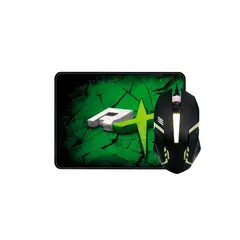 REPTILEX - Mouse Gamer Con Mousepad Diseño Rx