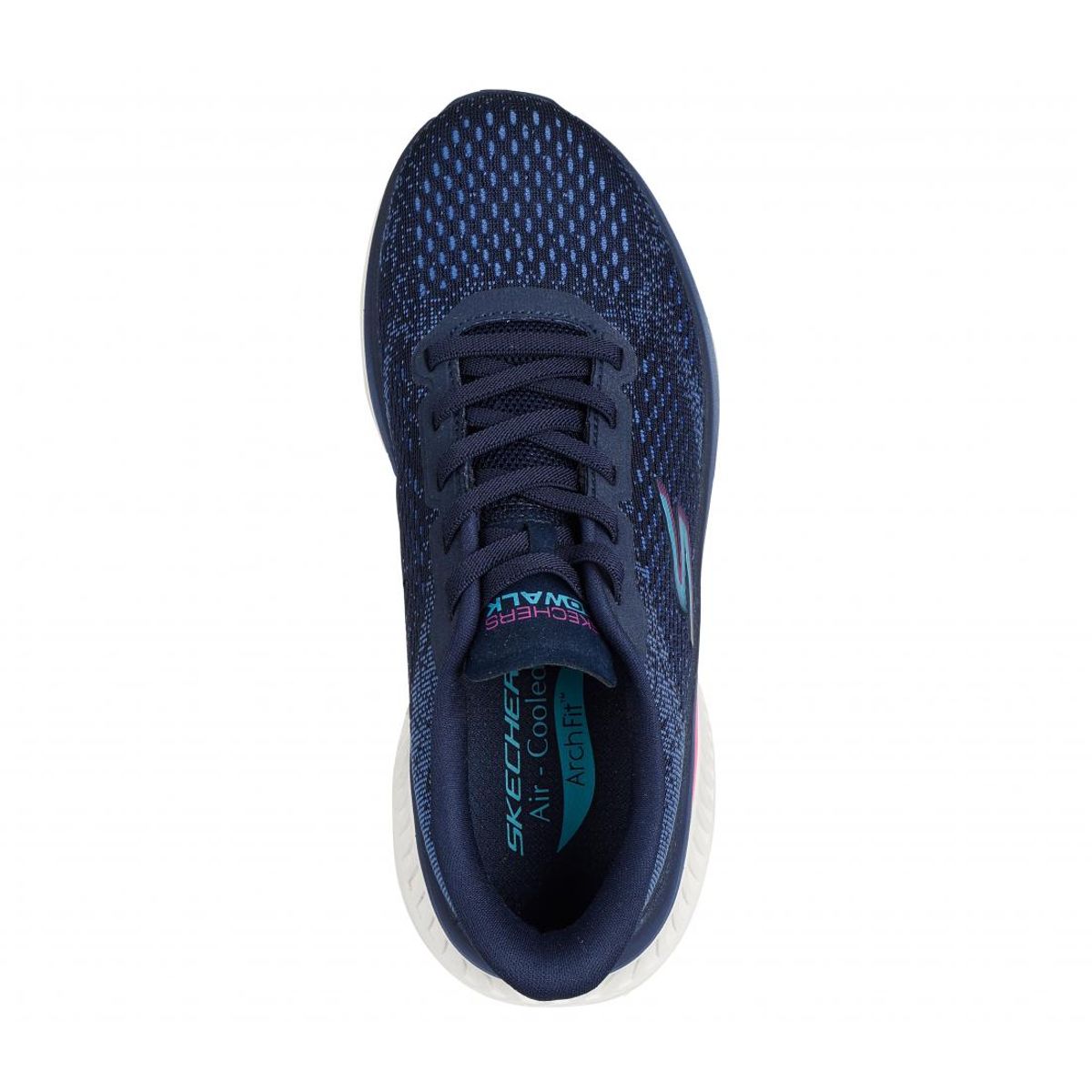 SKECHERS - Zapatilla Mujer Go Walk Max Cushioning Arch Fit Azul Skechers