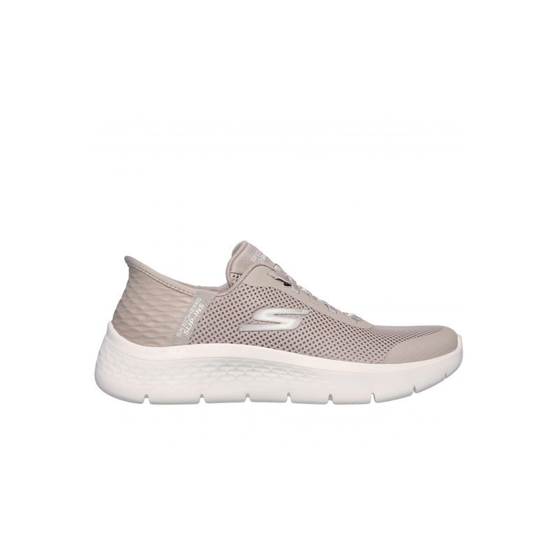 SKECHERS - Zapatilla Mujer Go Walk Flex Grand Entry Beige Skechers